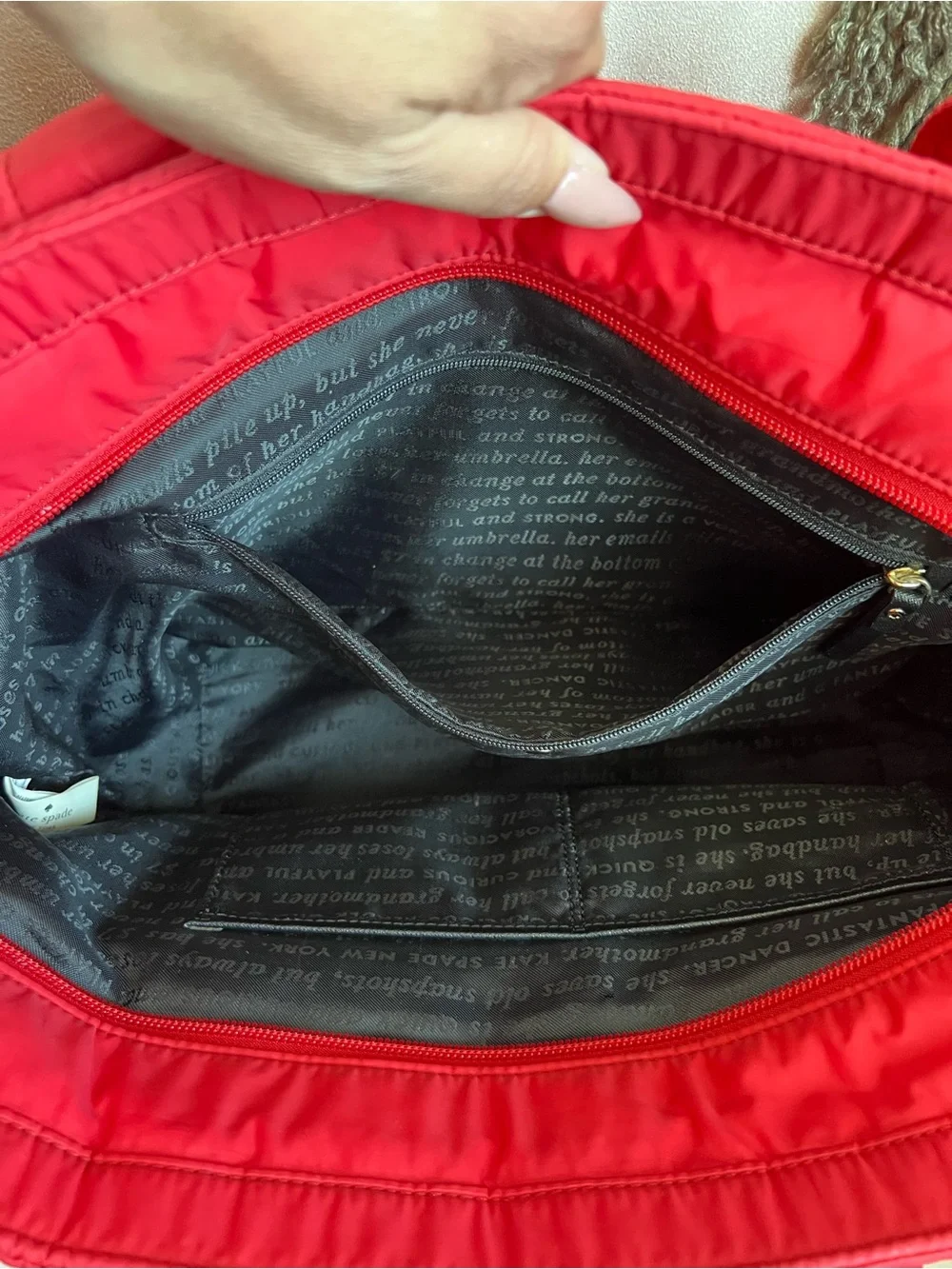 kate spade new york Colby Court Kiley Tote in Red EUC